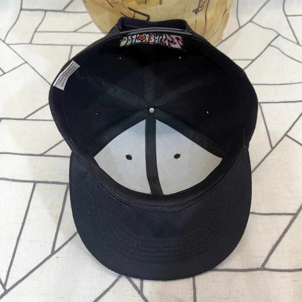 Dragon Ball Z Snapback Hat‎ OS Black Goku Kanji Logo Anime Baseball Cap